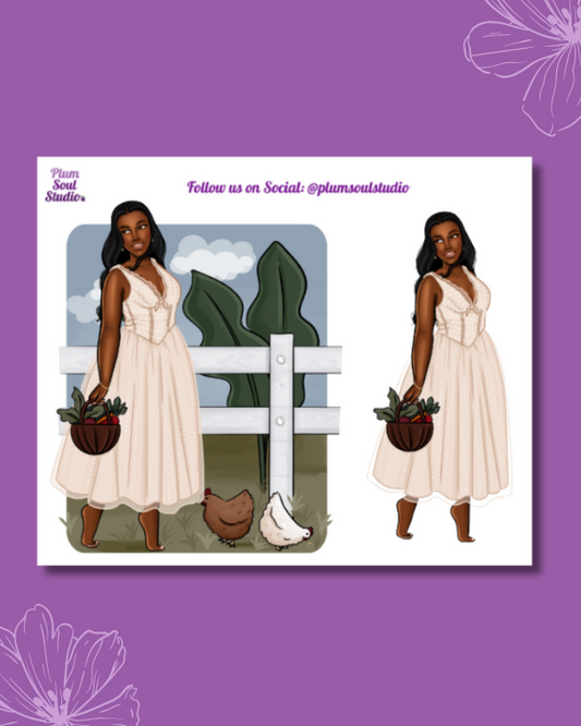 Down on the Farm Frolic Sticker Sheet Mini
