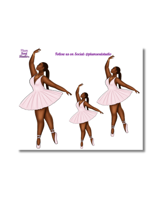 Keep Dancing Graceful Mini Sticker Sheet