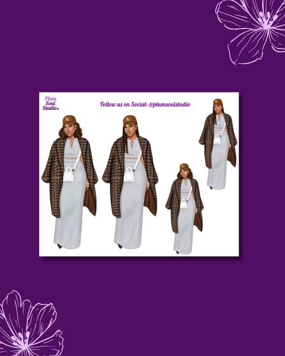 LA Chillin Mini Sticker Sheet