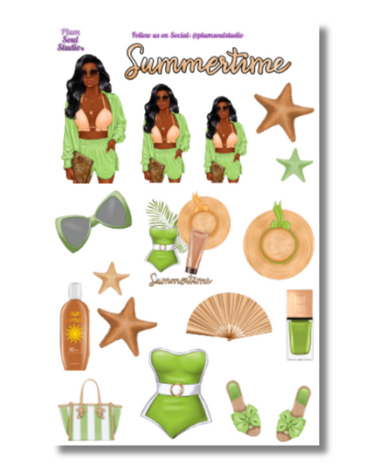Perfectly Tanned Sticker Sheet