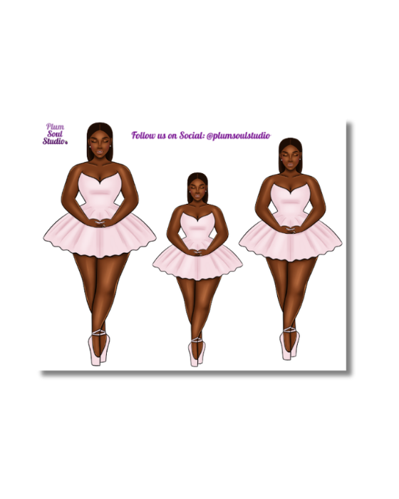Keep Dancing On Pointe Mini Sticker Sheet