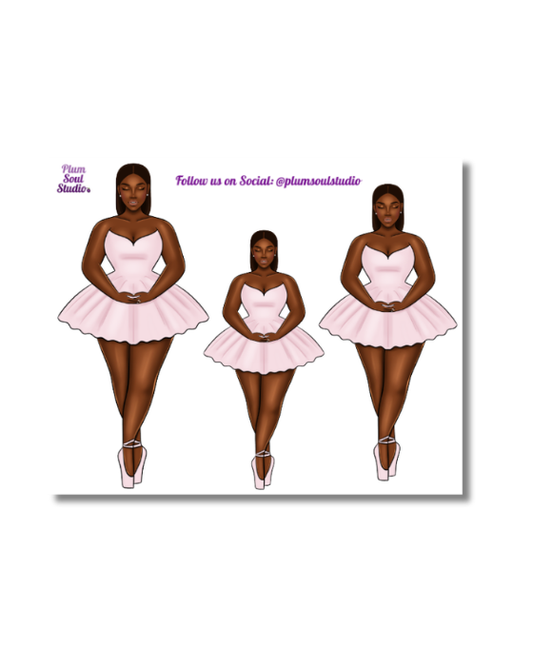 Keep Dancing On Pointe Mini Sticker Sheet
