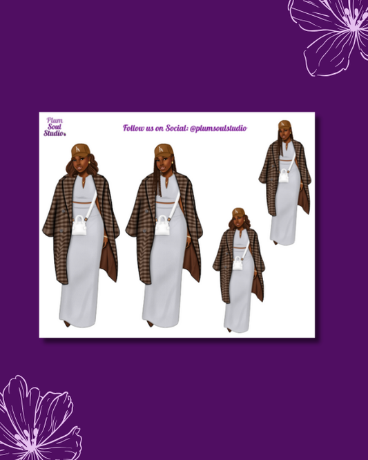 LA Chillin Mini Sticker Sheet