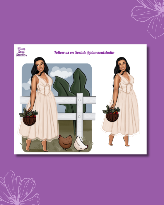 Down on the Farm Frolic Sticker Sheet Mini