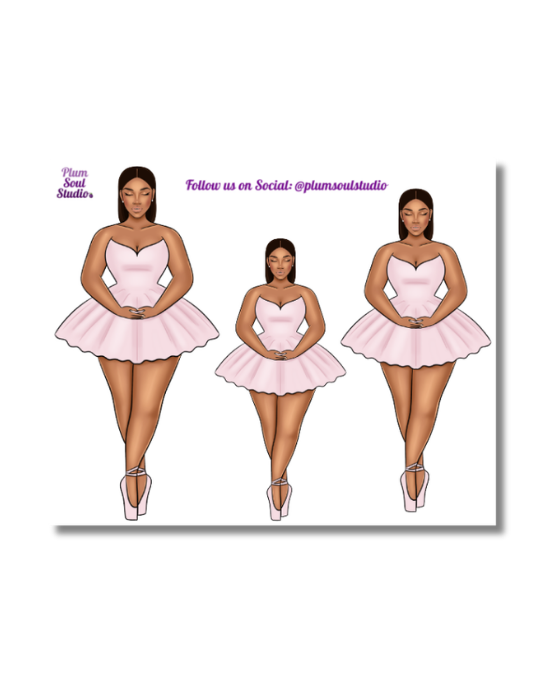 Keep Dancing On Pointe Mini Sticker Sheet