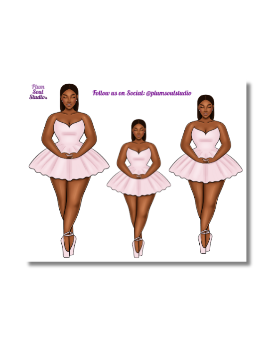 Keep Dancing On Pointe Mini Sticker Sheet