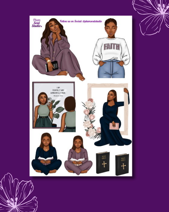 Faith Forward Sticker Sheet