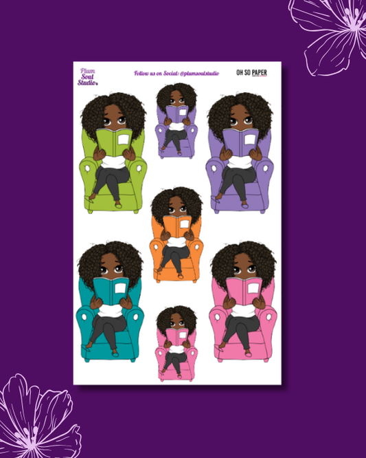 Oh So Paper Reading Sticker Sheet