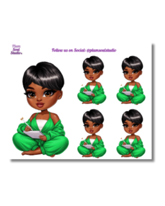Jojo Journaling Sticker Sheet Mini