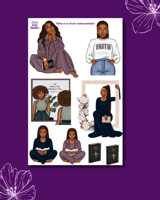 Faith Forward Sticker Sheet
