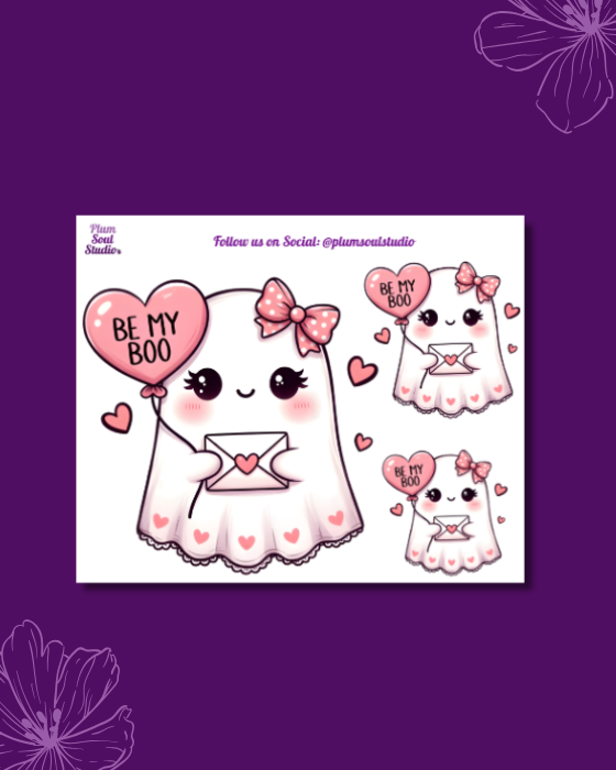 Be My Boo Mini Sticker Sheet