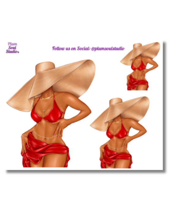 Fit Body Summer Mini Sticker Sheet