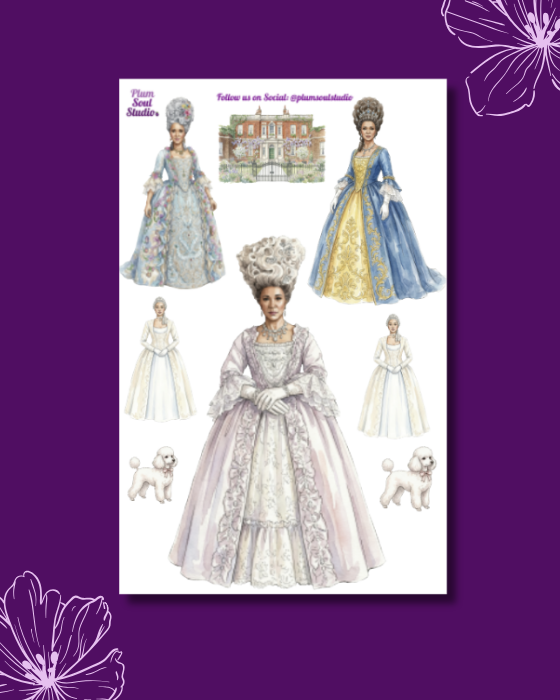 The Queen Sticker Sheet – Plum Soul Studio