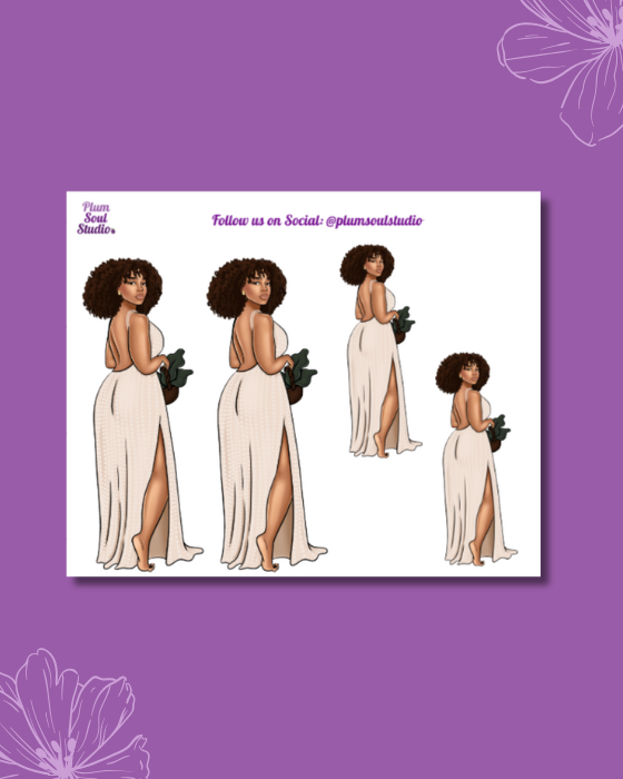 Down on the Farm Sundress Sticker Sheet Mini