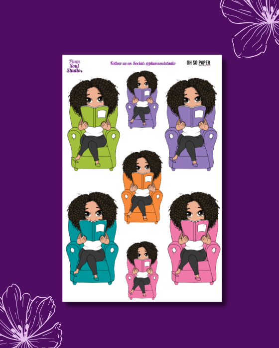 Oh So Paper Reading Sticker Sheet