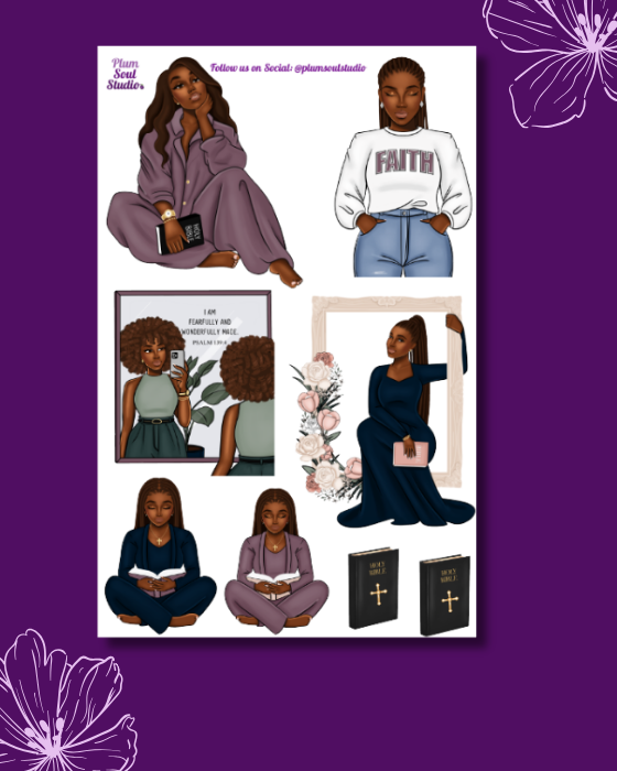 Faith Forward Sticker Sheet