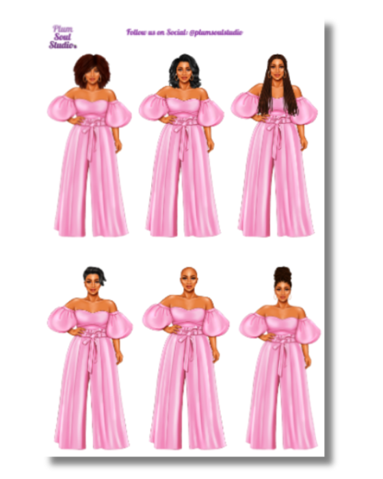Nina Summer Set Sticker Sheet