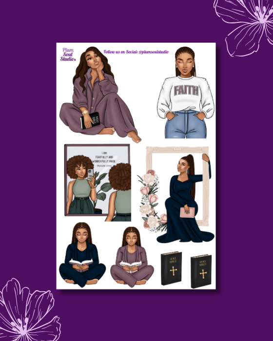 Faith Forward Sticker Sheet