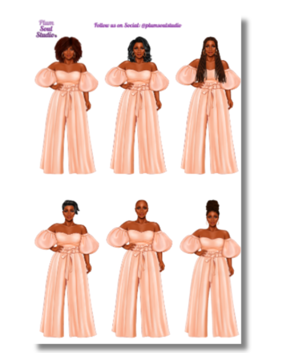 Nina Summer Set Sticker Sheet