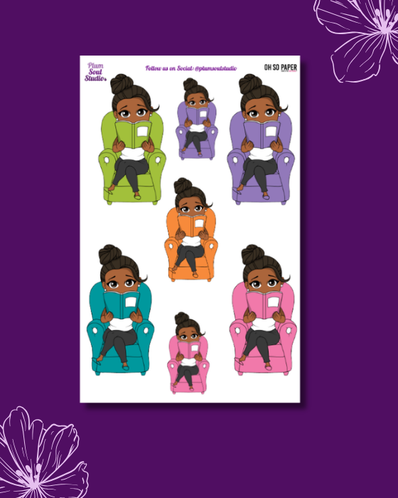 Oh So Paper Reading Sticker Sheet
