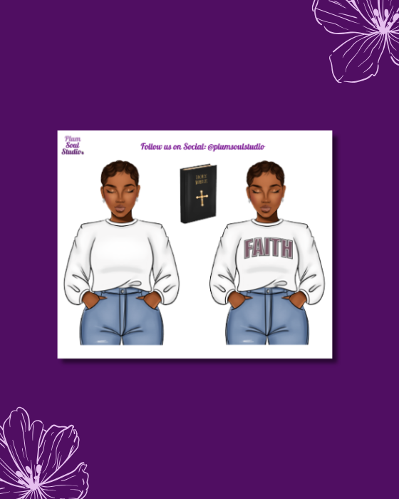 Pray by Faith Mini Sticker Sheet
