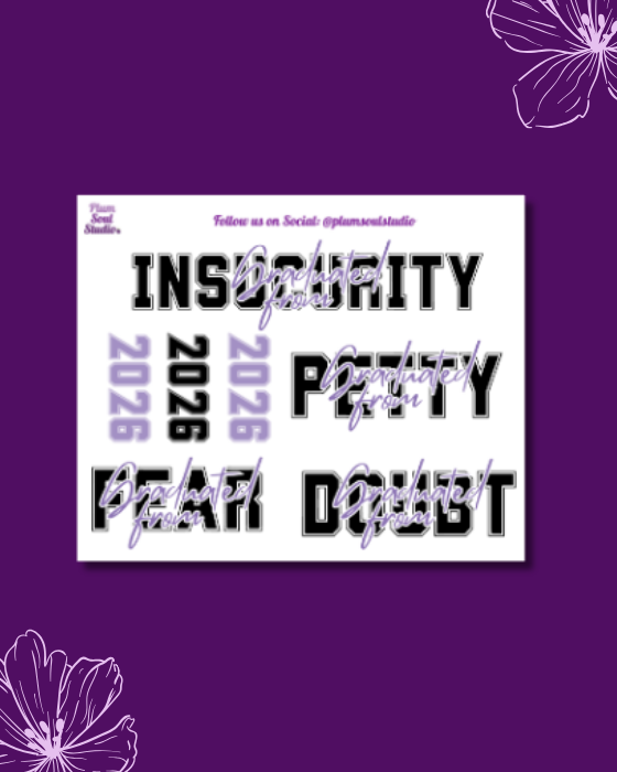 Graduated From Quotes Mini Sticker Sheet