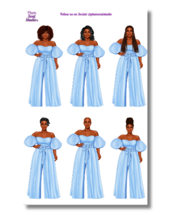 Nina Summer Set Sticker Sheet