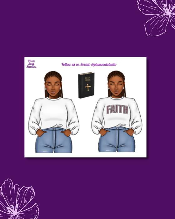 Pray by Faith Mini Sticker Sheet