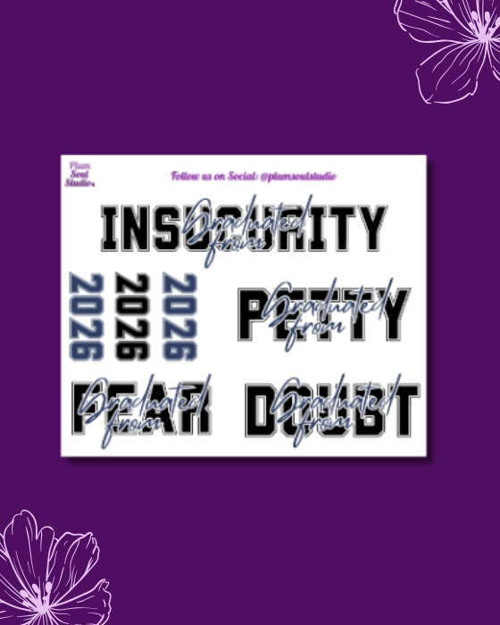 Graduated From Quotes Mini Sticker Sheet