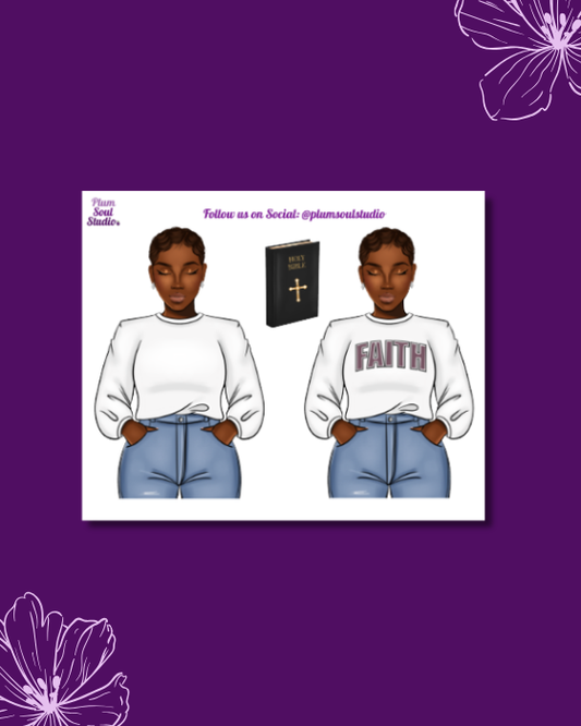 Pray by Faith Mini Sticker Sheet