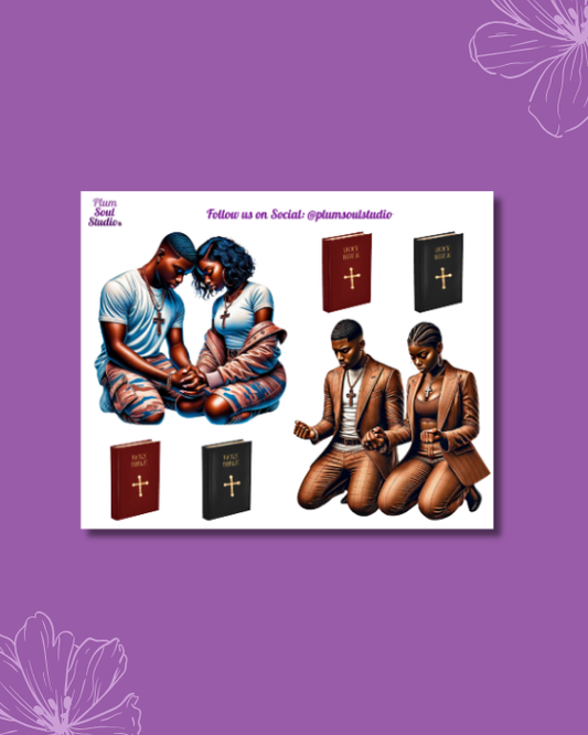 Pray Together Stay Together Mini Sticker Sheet