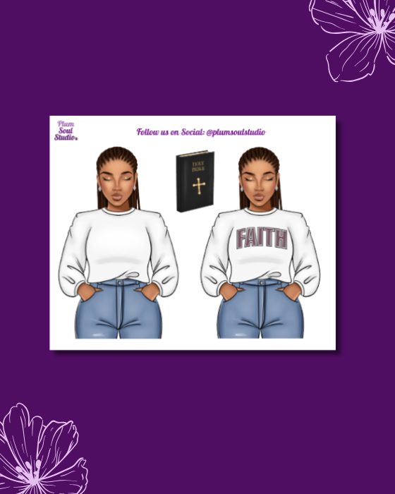Pray by Faith Mini Sticker Sheet