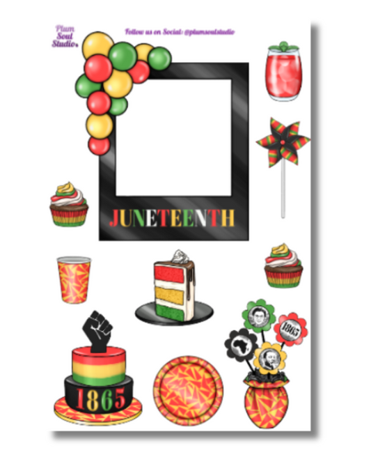 Juneteenth Celebration Sticker Sheet