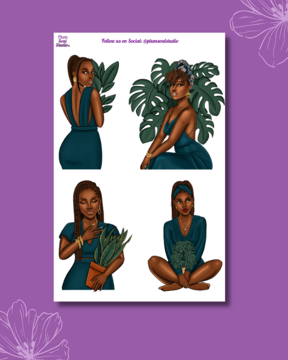 Plant Mamma Sticker Sheet