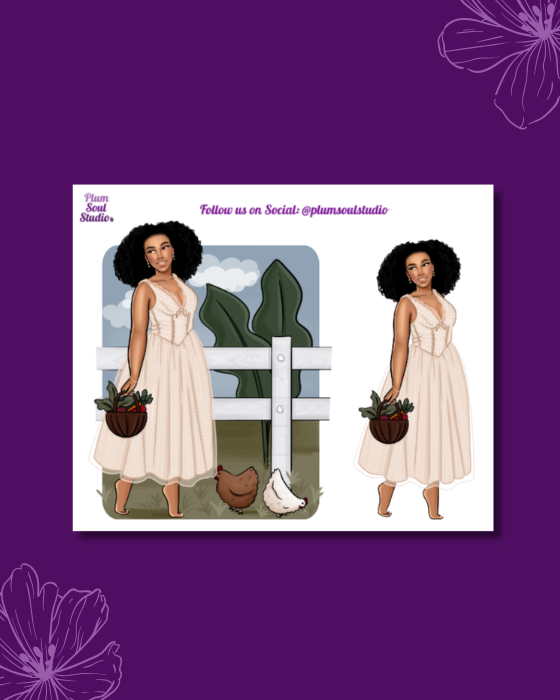 Frolicking on the Farm Mini Sticker Sheet