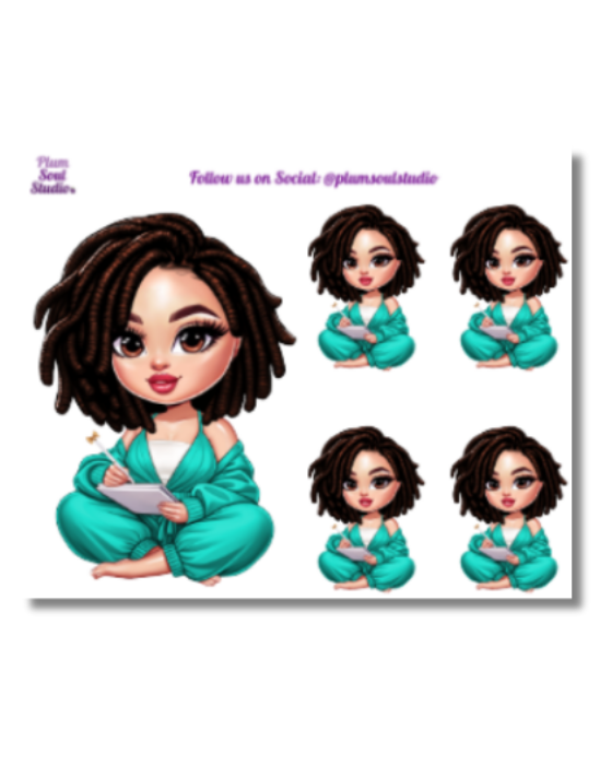 Jojo Journaling Sticker Sheet Mini