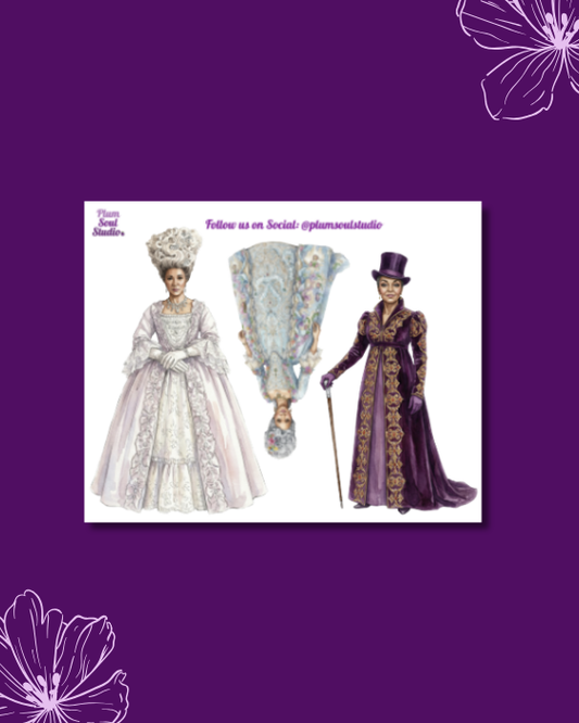 Lady Agatha and The Queen Mini Sticker Sheet
