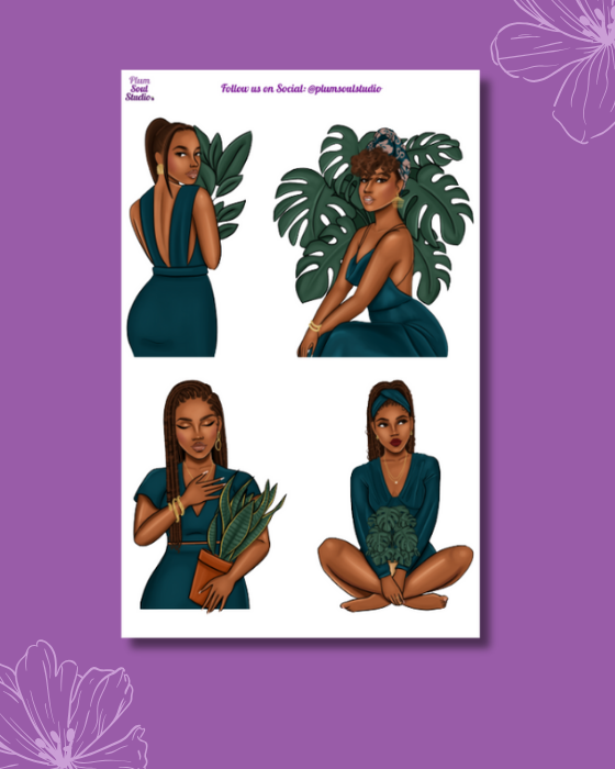 Plant Mamma Sticker Sheet
