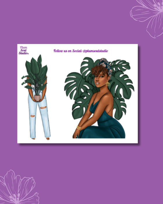 Plant Mama Mini Sticker Sheet