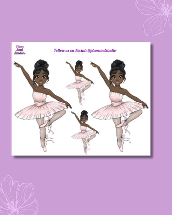 Belinda the Ballerina Mini Sticker Sheet