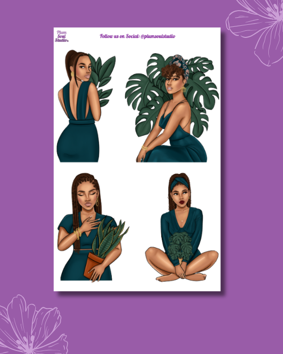 Plant Mamma Sticker Sheet