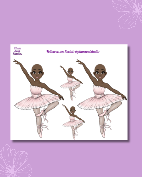 Belinda the Ballerina Mini Sticker Sheet