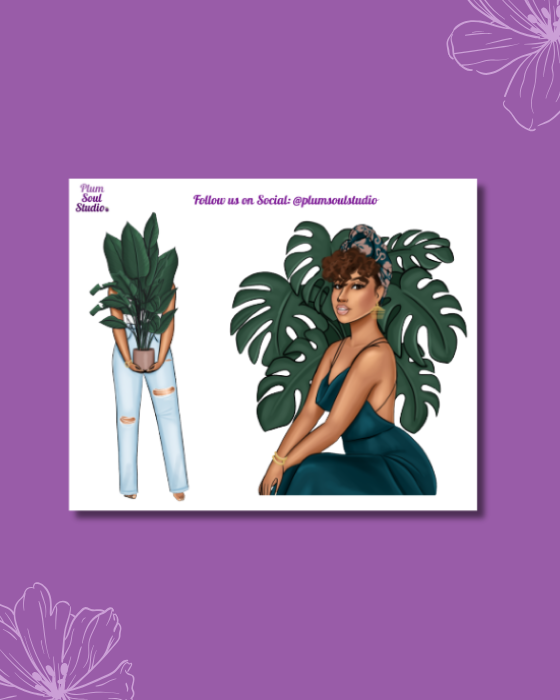 Plant Mama Mini Sticker Sheet