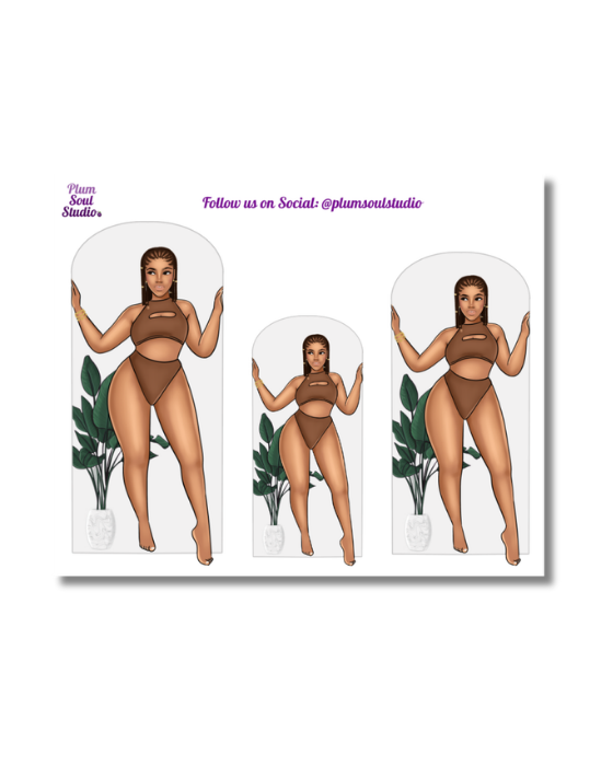 Cocoa Arch on the Beach Sticker Sheet