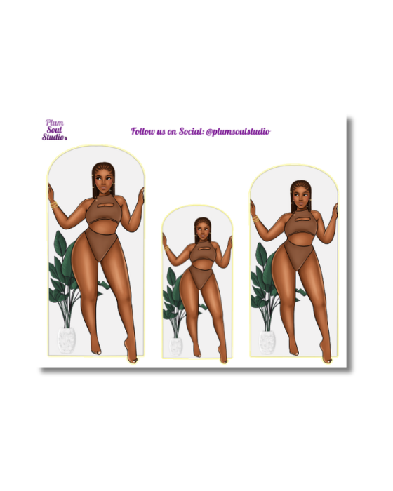 Cocoa Arch on the Beach Sticker Sheet