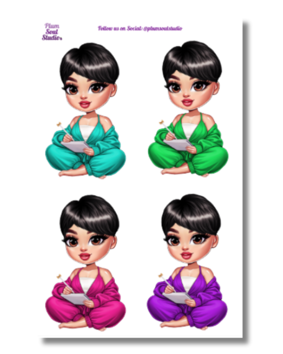 Jojo Journaling Assorted One Sticker Sheet