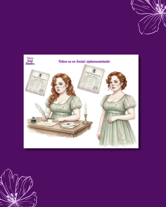 Dear Gentle Reader Mini Sticker Sheet