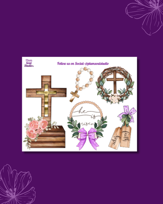 Easter Sacraments Mini Sticker Sheet
