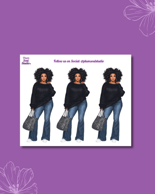 Choni Mini Sticker Sheet