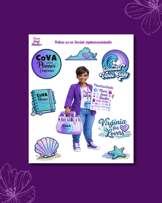 COVA Planner Conference Doll Curvy Mini Sticker Sheet